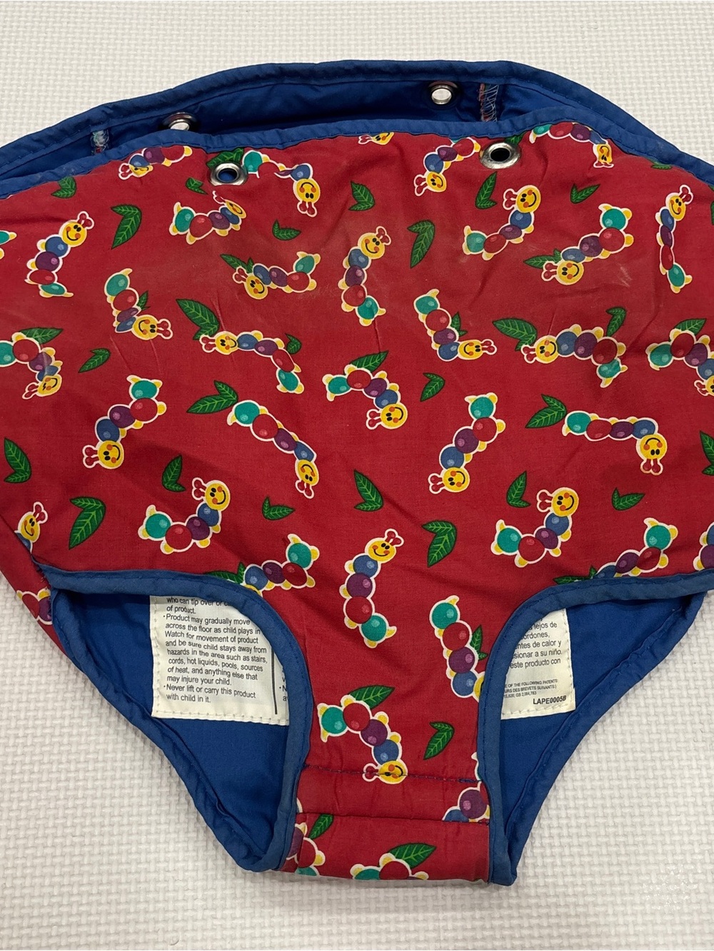 Baby Einstein Discover Play Exersaucer Red Caterpillar Seat Cover Replacement